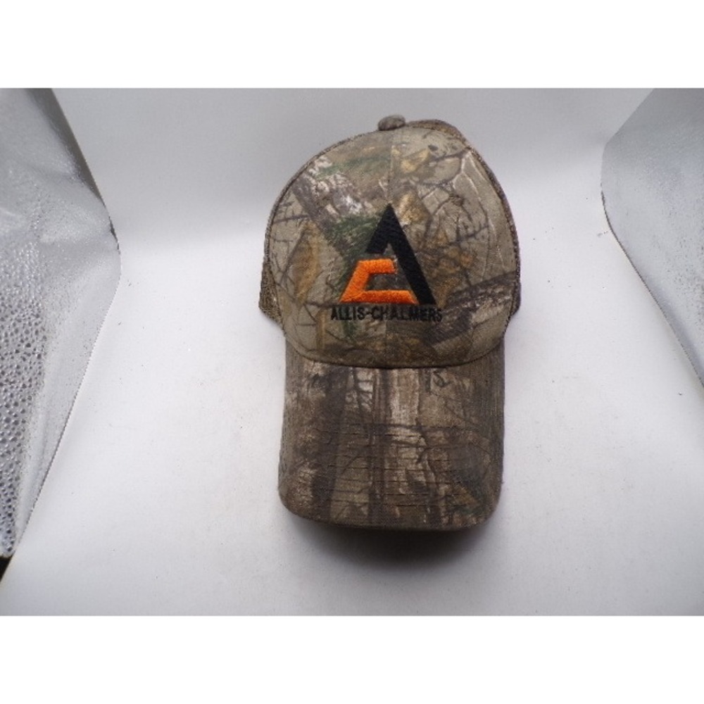 Allis-Chalmers Realtree Camo Trucker Hat Port Authority Mesh Back Adjustable Cap
